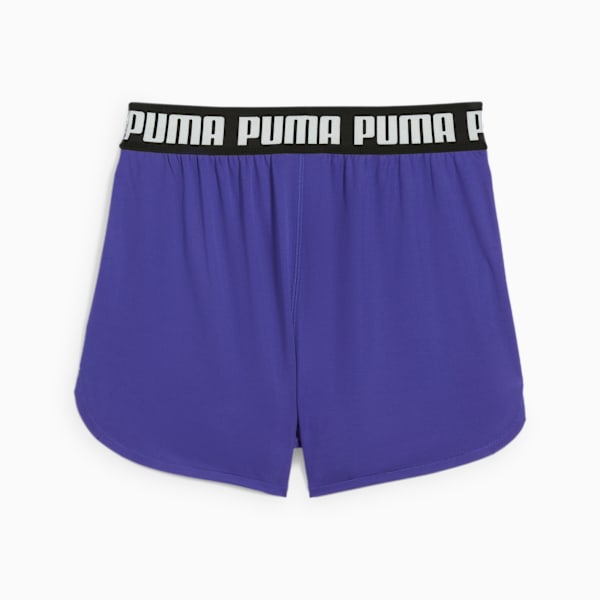 TRAIN ALL DAY Women's 3" Knit Training Shorts, Lapis Lazuli-PUMA Black, extralarge